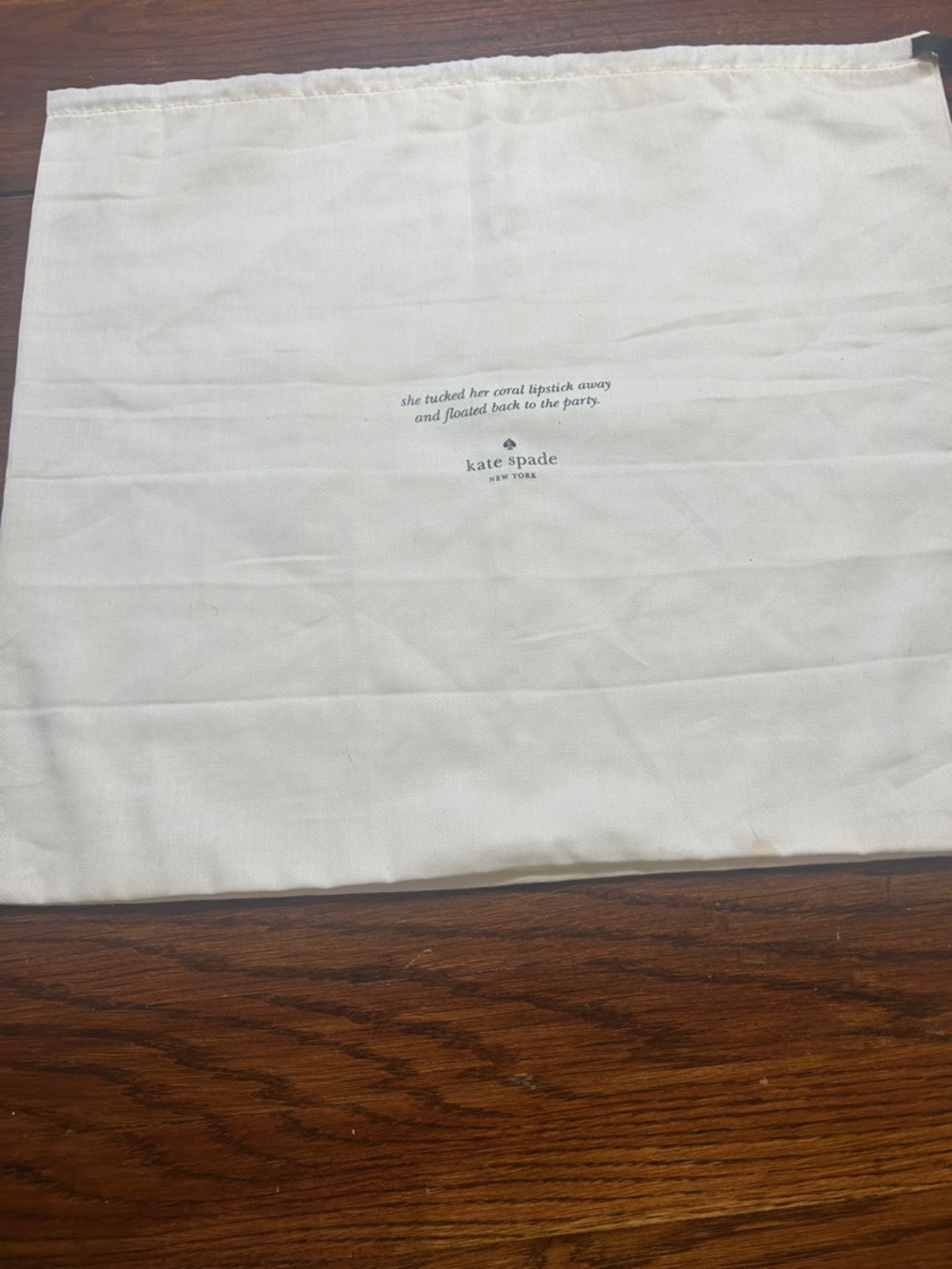 Kate Spade Large Cotton Canvas Dust Bags